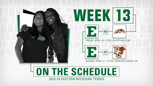Tennis This Week: 13 vs. WMU, at BGSU