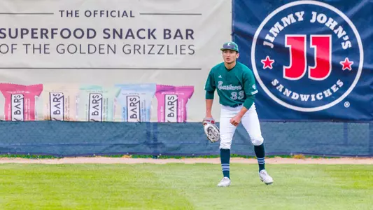 Giano Zuccaro fields against Oakland, April 23, 2024