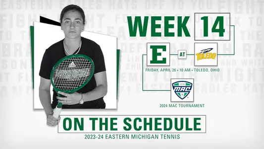 Tennis This Week: 14 at MAC Tournament vs. Toledo