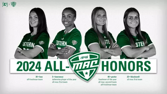 Low, Lawrence, Porter, Blackwell featured on graphic for 2024 LAX All-MAC honorees