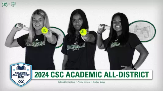 CSC Academic All-District Tennis - Brichackova, Quiroz, and Vichare