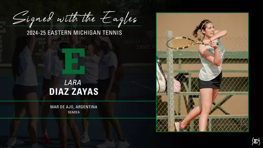 Graphic Announcing Lara Diaz Zayas Signing