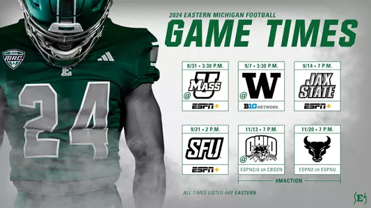 2024 Football Game Time/TV Network Announcement - Summer Release