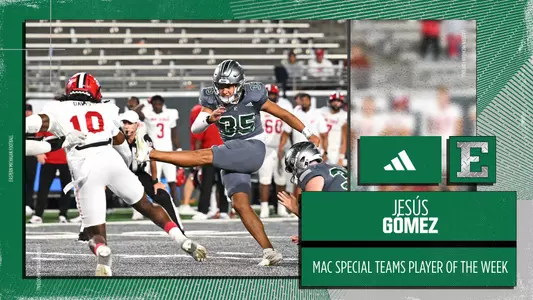 Jesus Gomez MAC Special Teams Player of the Week, Sept. 16, 2024