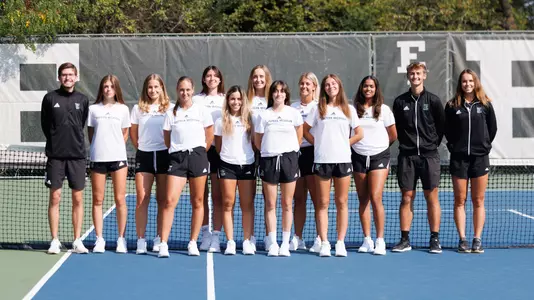 2024-25 EMU Tennis Team photo