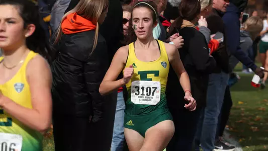 Marta Moreno runs at the MAC XC Championships, Oct. 28, 2023