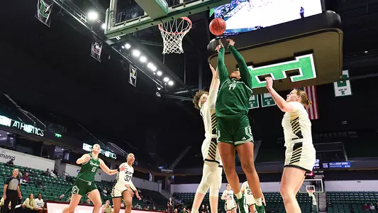 Sisi Eleko drives to the hoop