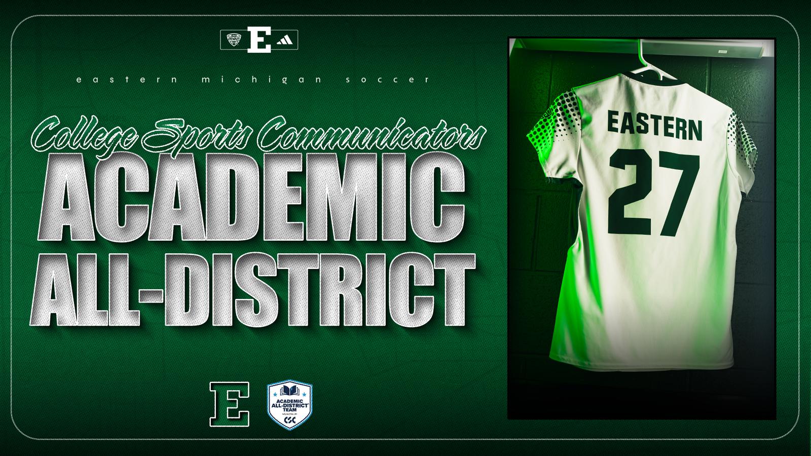Six Eastern Soccer Players Named 2025 CSC Academic All-District - Eastern Michigan University Athletics