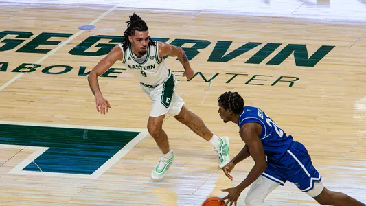 Addison Patterson on the court