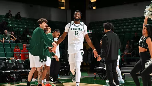 Godslove Nwabude greets the court