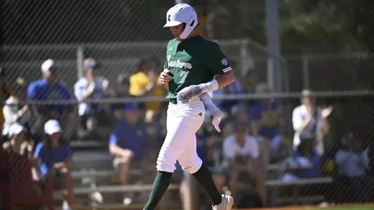 Logan Hugo Scores a run against Pitt
