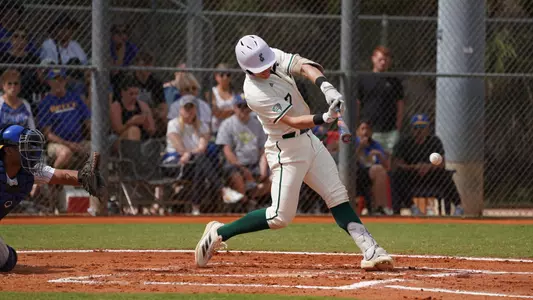 Logan Hugo at-bat against Pitt, Feb. 16, 2025