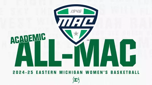 2024-25 WBB Academic All-MAC graphic
