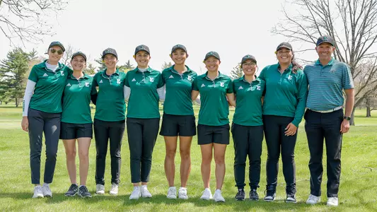 2024-25 Women's Golf Team at 2025 MAC Championships