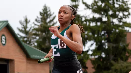 Demetria Henderson runs at the 2025 Spartan Invitational