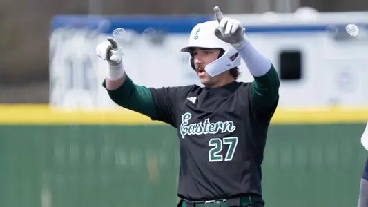 Harrison Travis celebrates a double