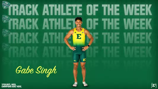 Gabe Singh MAC Men's Track AOTW, May 6, 2025
