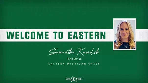 EMU Names Samantha Kavulich Head Cheerleading Coach
