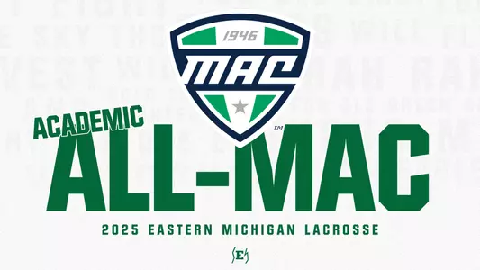 2025 Academic All-MAC lacrosse graphic