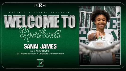 Signing graphic for Sanai James to 2026 roster