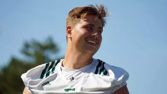 Blake Bustard at Football Camp