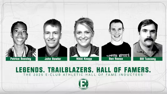 E-Club to Induct Five into the EMU Athletic Hall of Fame