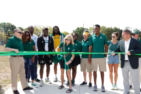 New Outdoor Track Ribbon Cutting
