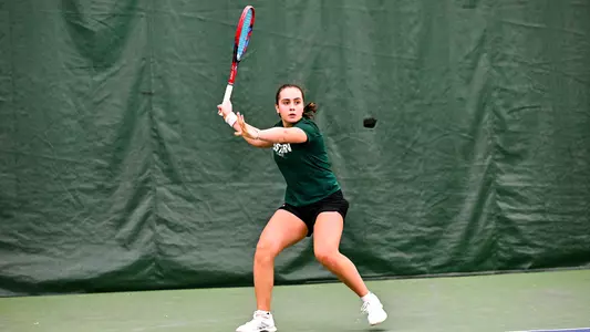 Sabrina Tolstova in action against Cleveland State