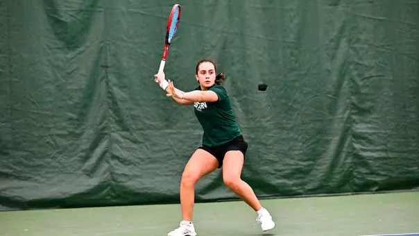 Sabrina Tolstova in action against Cleveland State