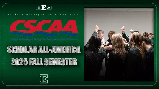 Swim and Dive CSCAA Scholar All-America Team Fall 2025