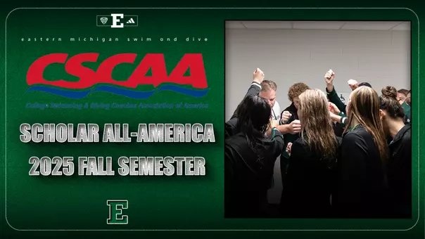 Swim and Dive CSCAA Scholar All-America Team Fall 2025