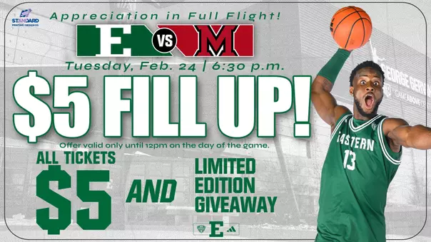 The $5 Fill Up is Back for Feb. 24 vs. Nationally-Ranked Miami