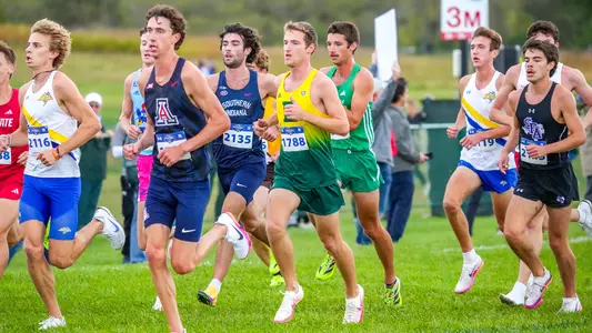 Ty Dailey running at the 2026 Pre-Nationals Invitational Oct. 16