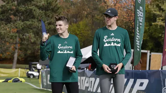 Sam Peterson and Kian Wiles earn All-MAC Second Team Honors at the 2026 Cross Country MAC Championships Oct. 30, 2026