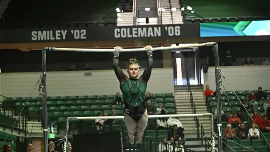 Kyrie Lowe doing beam at emu tri jan, 17, 2026