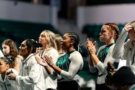 Gymnastics Cheering at the Wilberforce Meet