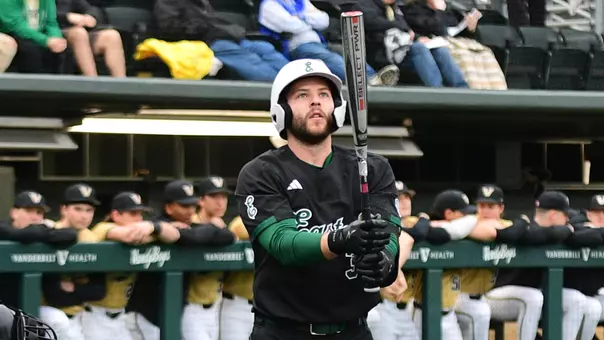Kevin Krill prepares to step into the batters box at Vanderbilt, Feb. 18, 2026