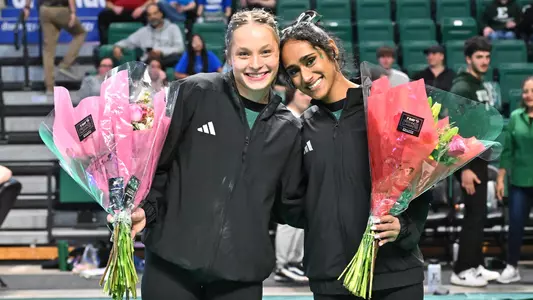 Kyrie Lowe and Priya Karle on Their Senior Night