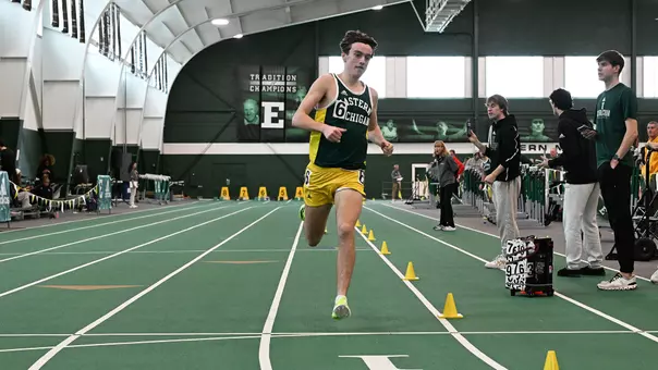 Jimmy Geller running the mile at the Bob Parks Memorial, Jan. 24, 2026