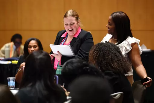 Grace Rochester at the 2026 NCAA Emerging Leaders Seminar in Indianapolis, Indiana