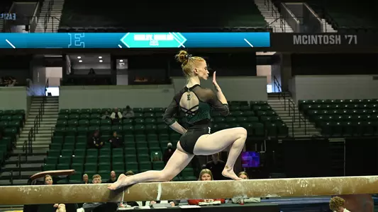 Keeley Kohler doing beam at emu tri, Jan 17th, 2026