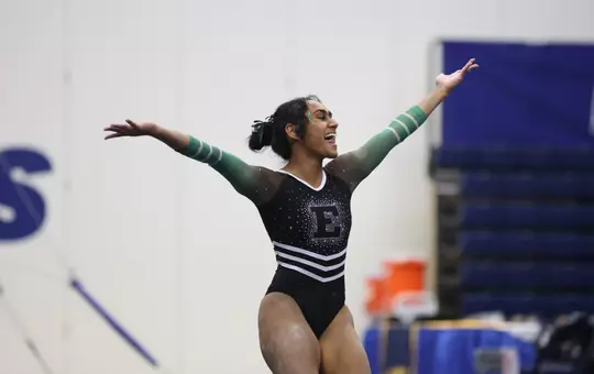 Priya Karle on Floor at Kent State