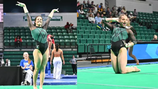 Macy Nihart on Floor and Kyrie Lowe on Floor