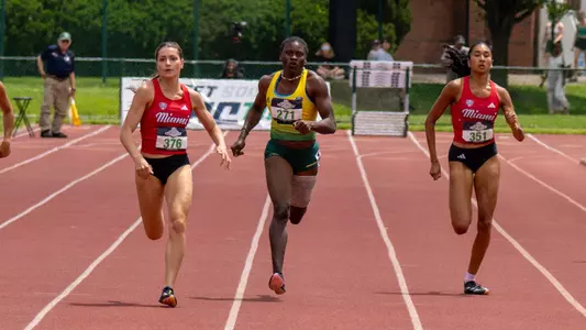 Josephine Oloye at 2025 Outdoor MAC Championships