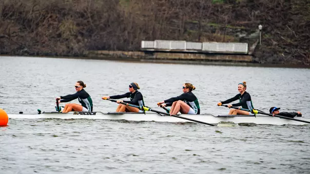 Rowing fours boat vs. Michigan State, April 4, 2026