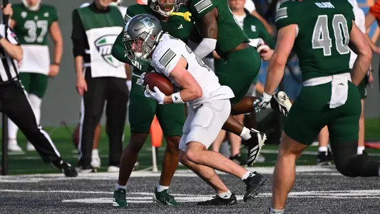 Joey Mattord In Traffic During the 2026 EMU Football Spring Game