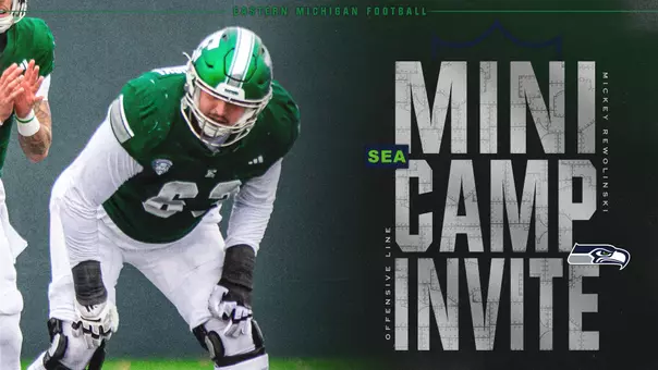 EMU Offensive Lineman Mickey Rewolinski Receives NFL Camp Invite