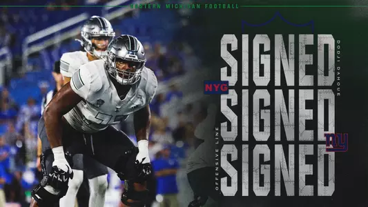 EMU Offensive Lineman Dodji Dahoue Signs with New York Giants