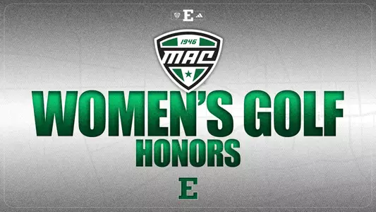 Graphic reading Women's Golf Honors with the MAC logo above it