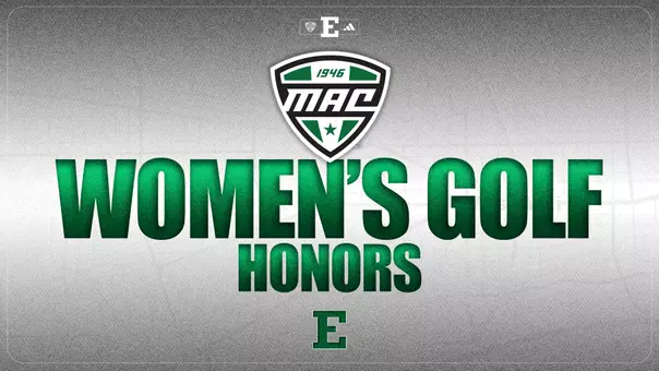 Graphic reading Women's Golf Honors with the MAC logo above it